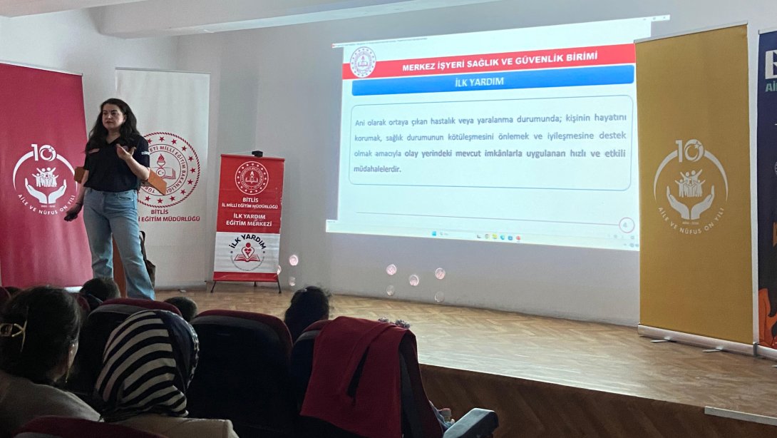 İlk  Yardım Farkındalığı  Eğitimi  Gerçekleştirildi.